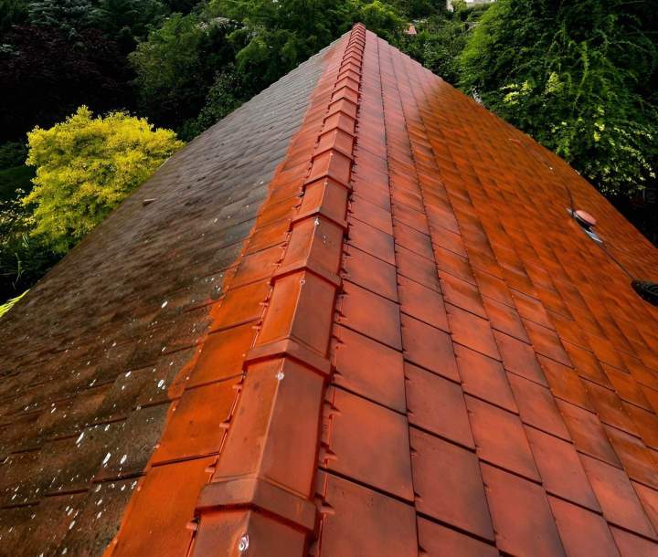 Nettoyage de toiture Éragny