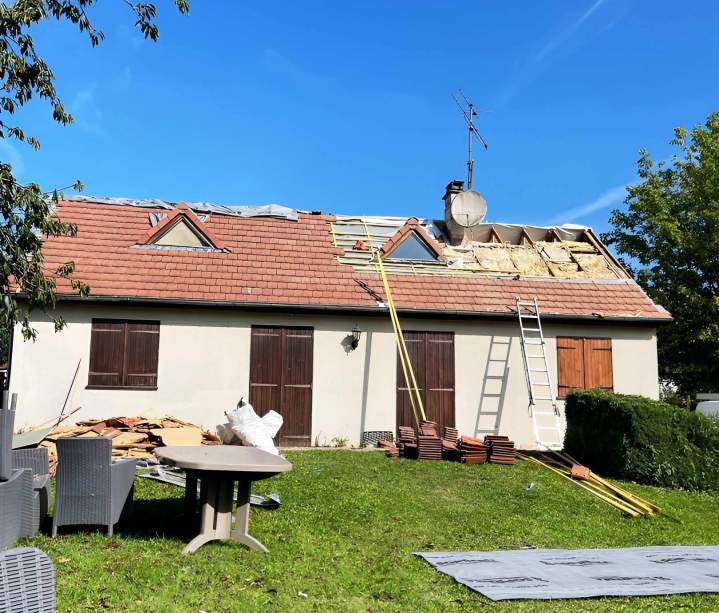 Rénovation de toiture Éragny